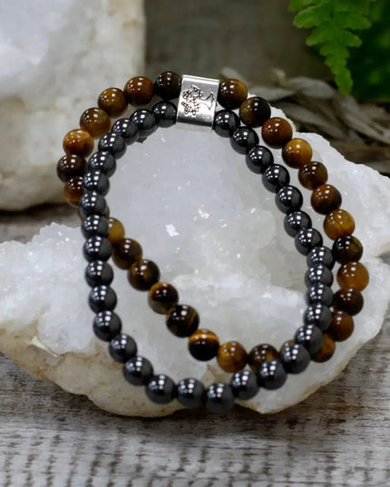 Magnetic Gemstone Bracelet - Tiger Eye - Bee my Gift