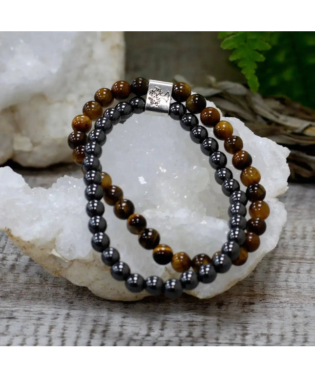 Magnetic Gemstone Bracelet - Tiger Eye - Bee my Gift