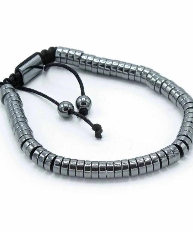 Magnetic Hematite Shamballa Bracelet - Circles - Bee my Gift