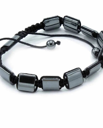 Magnetic Hematite Shamballa Bracelet - Double Cuboids - Bee my Gift