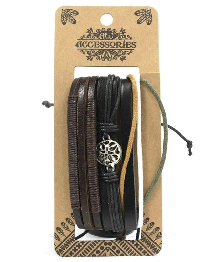 Mens Bracelet Sets - Dark & Handsome (asst) - Bee my Gift