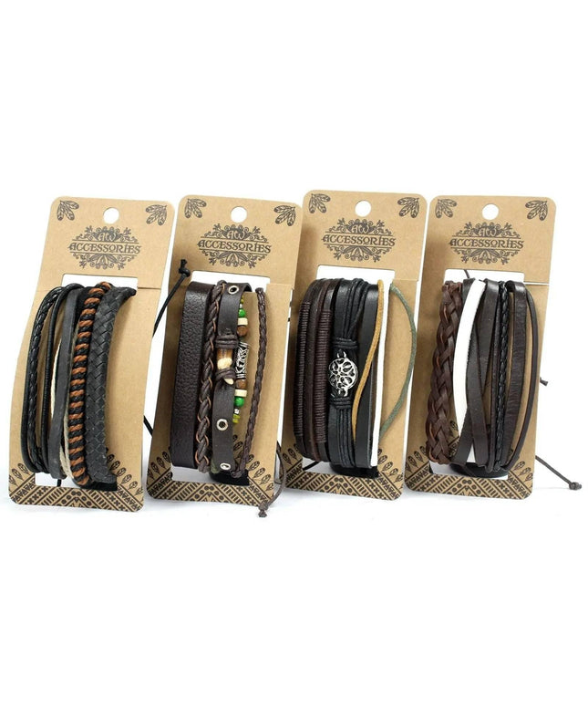 Mens Bracelet Sets - Dark & Handsome (asst) - Bee my Gift