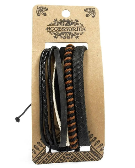 Mens Bracelet Sets - Dark & Handsome (asst) - Bee my Gift