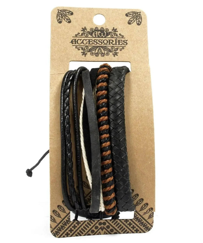 Mens Bracelet Sets - Dark & Handsome (asst) - Bee my Gift