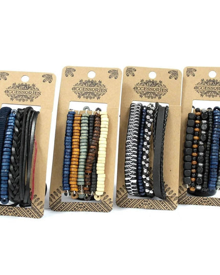 Mens Bracelet Sets - Moody & Blue (asst) - Bee my Gift