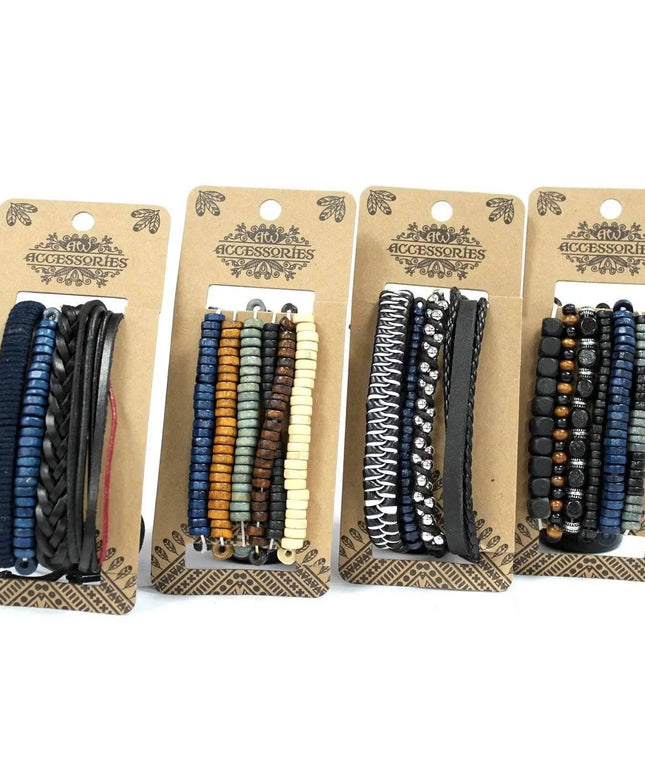 Mens Bracelet Sets - Moody & Blue (asst) - Bee my Gift