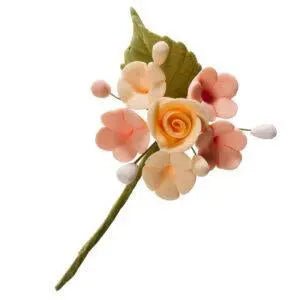 Mini ramo de flores de açucar em tons pastel - Bee my Gift