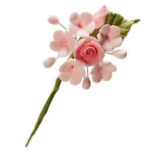 Mini ramo de flores de açucar rosa - Bee my Gift