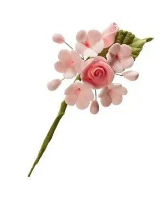 Mini ramo de flores de açucar rosa - Bee my Gift