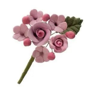 Mini ramo de flores de açucar violeta - Bee my Gift