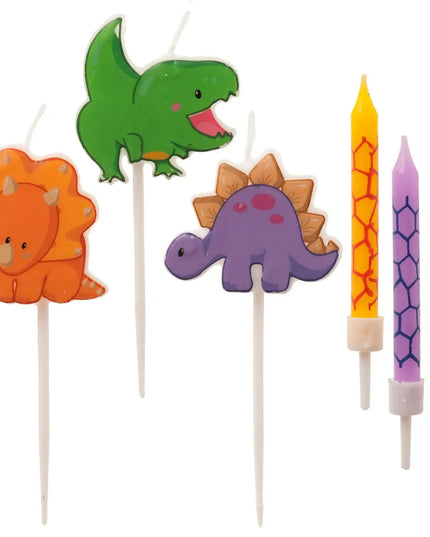 Mix velas aniversário dinossauros by deKora - Bee my Gift