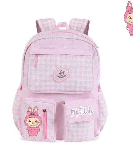 Mochila Escolar Niza Personalizável - Bee my Gift
