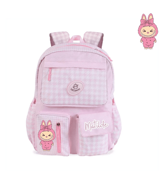 Mochila Escolar Niza Personalizável - Bee my Gift