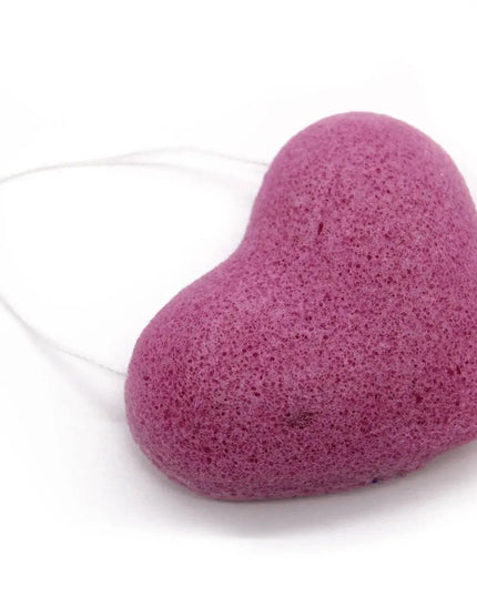 Natural Konjac Heart Sponge - Lavender for Cleansing - Bee my Gift