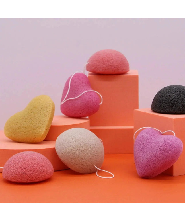 Natural Konjac Sponge - Charcoal for Cleansing - Bee my Gift