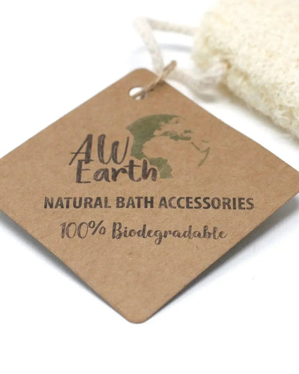 Natural Loofah Scrub on Rope - 5" - 12.7 cm - Bee my Gift