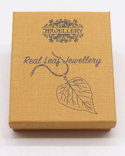 Necklace & Earring Set - Bravery Leaf - Gold - Bee my Gift