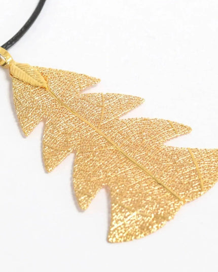 Necklace - Festive Fir - Gold - Bee my Gift