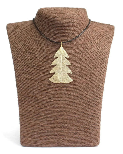 Necklace - Festive Fir - Gold - Bee my Gift