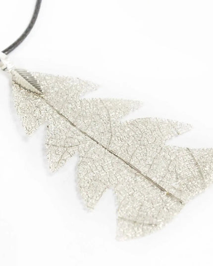 Necklace - Festive Fir - Silver - Bee my Gift
