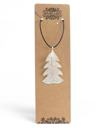 Necklace - Festive Fir - Silver - Bee my Gift