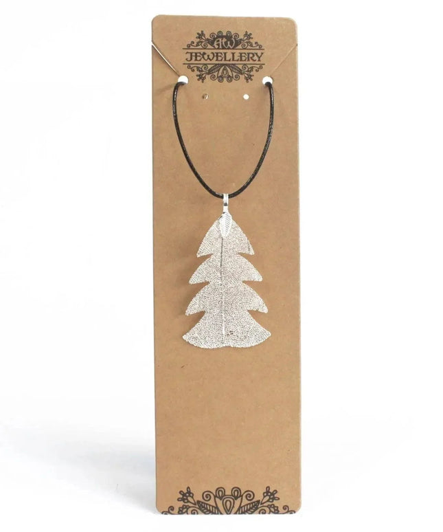 Necklace - Festive Fir - Silver - Bee my Gift