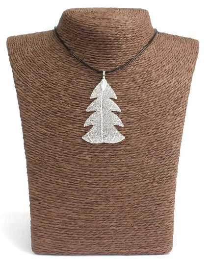 Necklace - Festive Fir - Silver - Bee my Gift