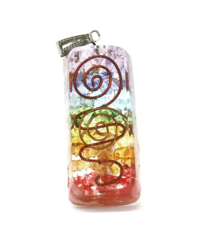 Orgonite Power Pendant - Rainbow Copper Attractor - Bee my Gift