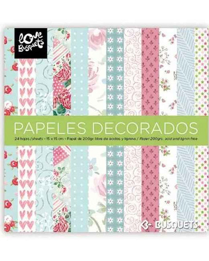 Papeis Decorados para Scrap