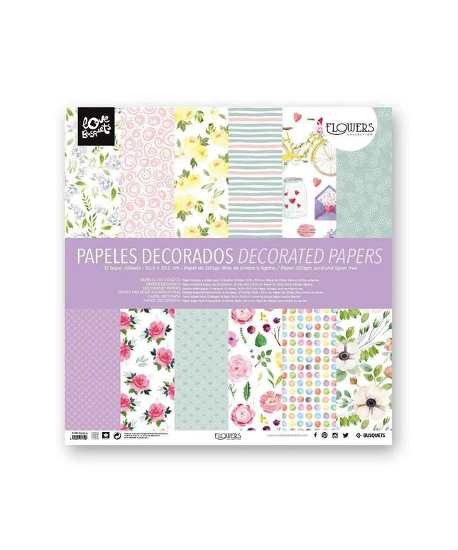 Papeis Decorados para Scrap Busquets