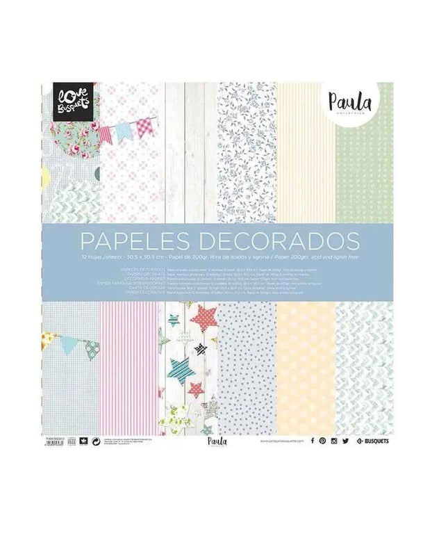 Papeis Decorados para Scrap Busquets