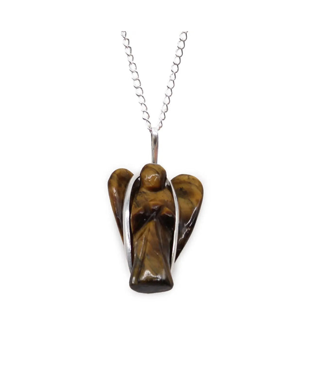Pendente Anjo da Guarda com Pedra Preciosa - Bee my Gift