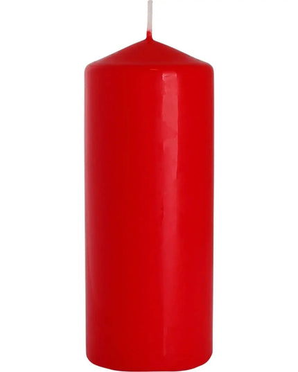 Pillar Candle 60x150mm - Red Pillar Candle - Bee my Gift