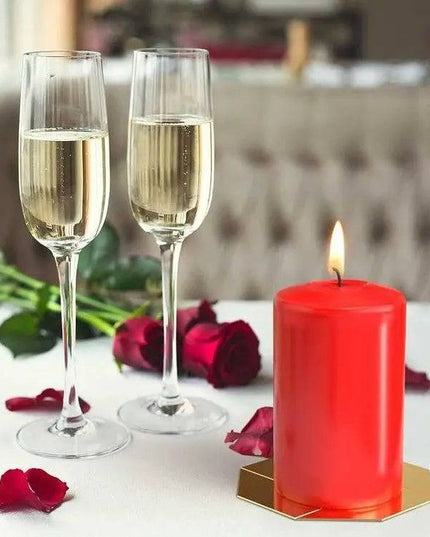 Pillar Candles Set Ivory 40x60mm - 4 Pieces - Bee my Gift