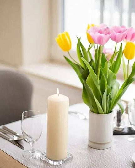 Pillar Candles Set Ivory 40x60mm - 4 Pieces - Bee my Gift