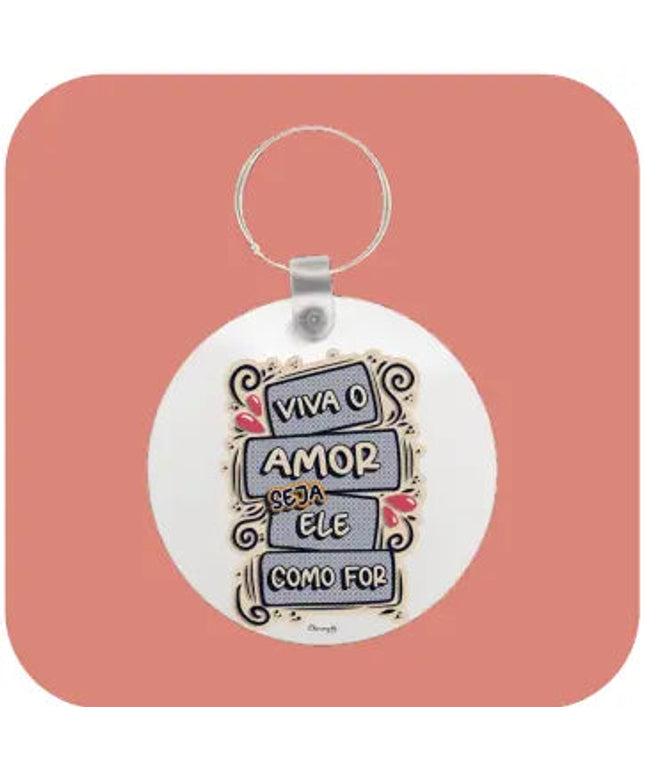 Porta Chaves Personalizável Namorados 086 - Bee my Gift