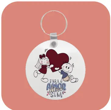Porta Chaves Personalizável Namorados 089 - Bee my Gift