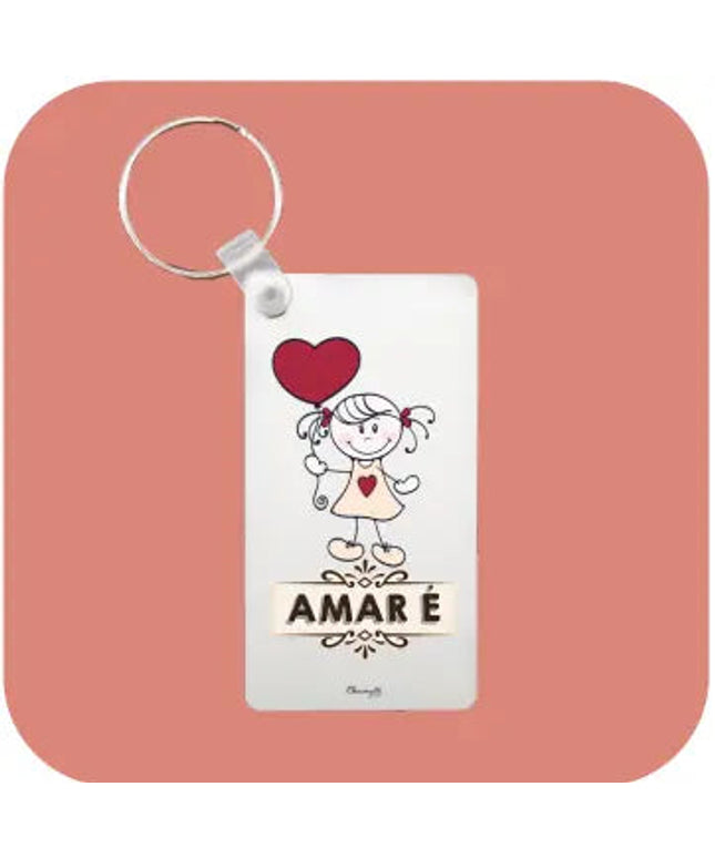 Porta Chaves Personalizável Namorados 091 - Bee my Gift