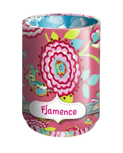 Porta Lápis Rosa com Flores By Busquets - Bee my Gift