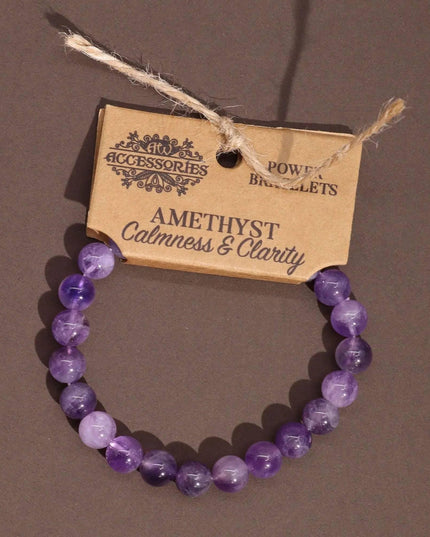 Power Bracelet - Amethyst - Bee my Gift