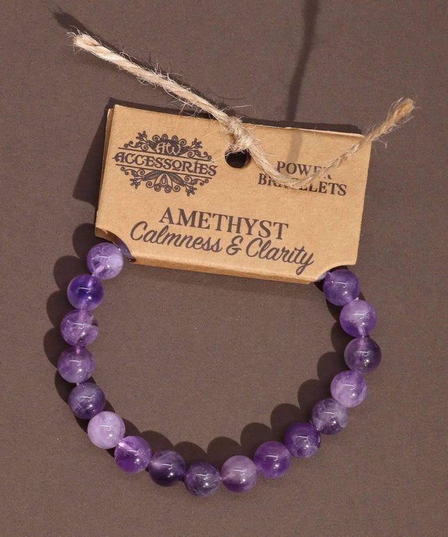 Power Bracelet - Amethyst - Bee my Gift