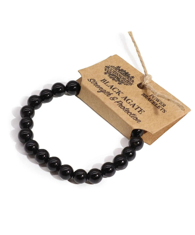 Power Bracelet - Black Agate - Bee my Gift