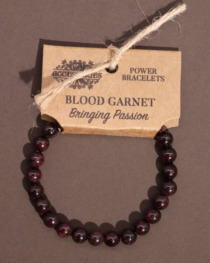 Power Bracelet - Blood Garnet - Bee my Gift