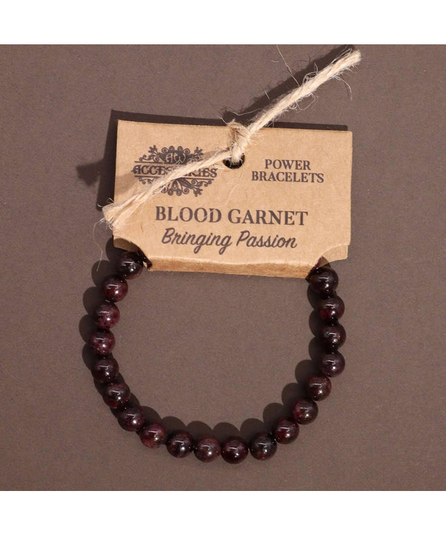 Power Bracelet - Blood Garnet - Bee my Gift