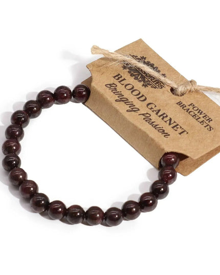 Power Bracelet - Blood Garnet - Bee my Gift