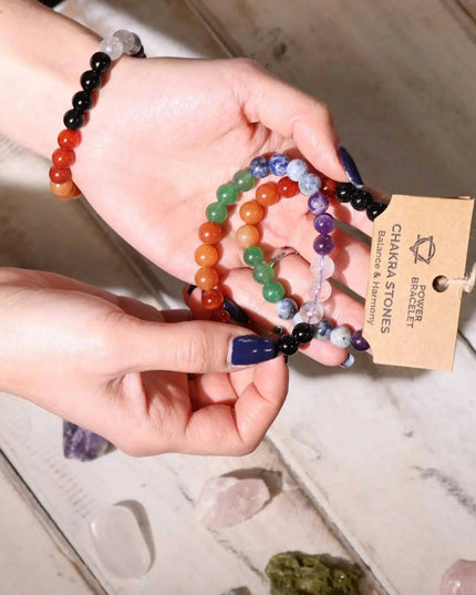 Power Bracelet - Chakra Stones - Bee my Gift
