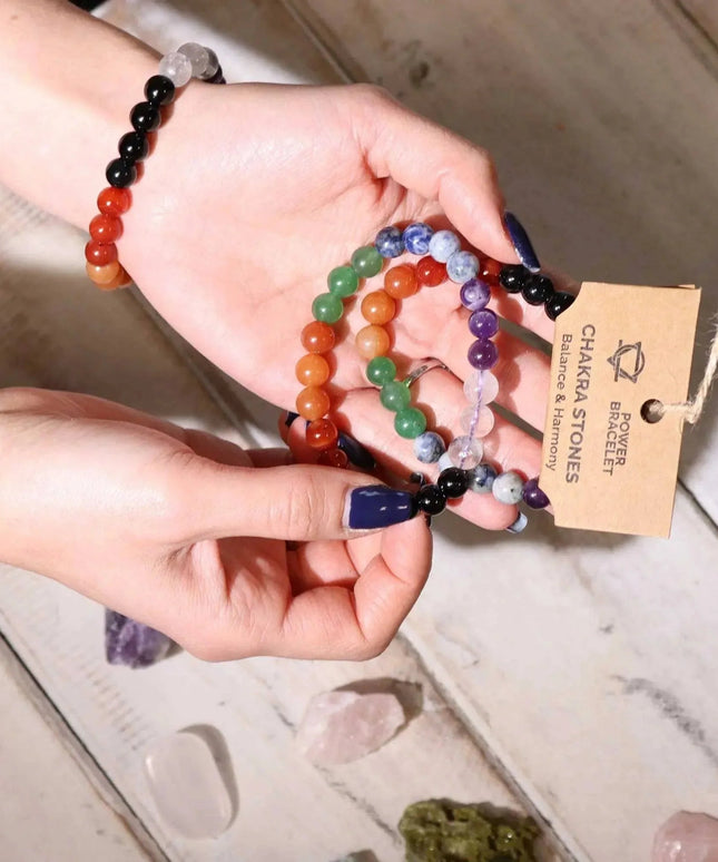Power Bracelet - Chakra Stones - Bee my Gift
