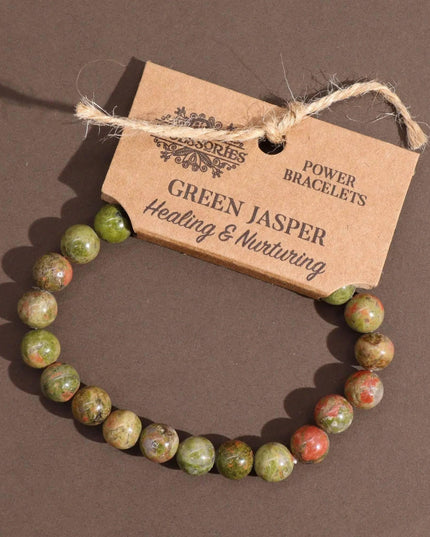 Power Bracelet - Green Jasper - Bee my Gift