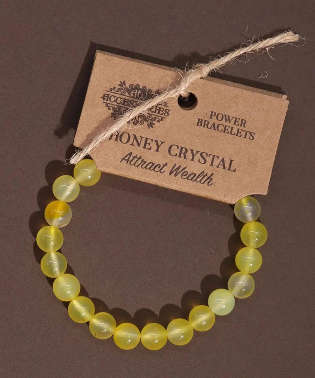 Power Bracelet - Honey Crystal - Bee my Gift