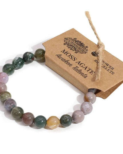 Power Bracelet - Moss Agate - Bee my Gift